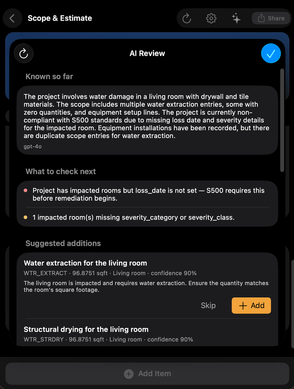 Documentation review